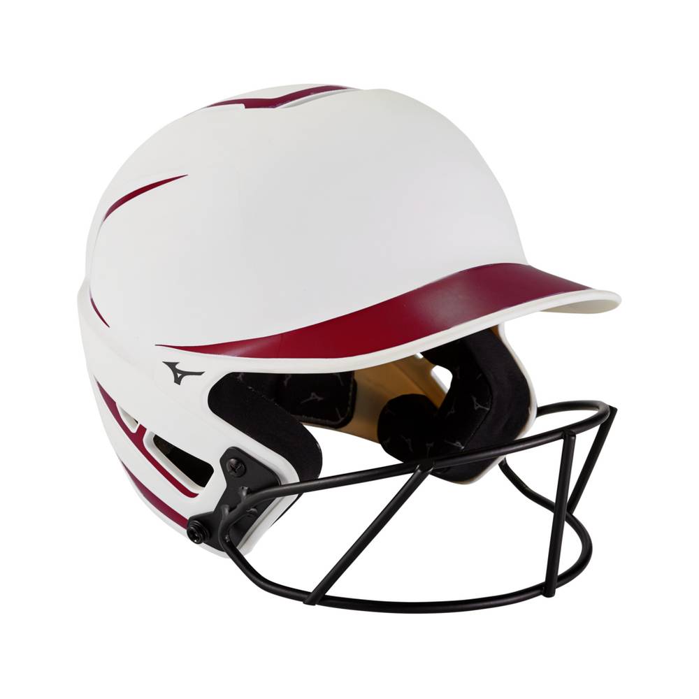 Damske Prilba Mizuno F6 Fastpitch Softball Batting Biele Vypredaj YONA73649